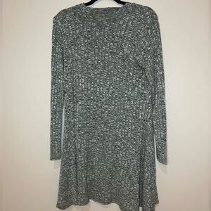 Bobby Brooks Grey Lightweight & Flowy Long Sleeve Sweater Dress- Small